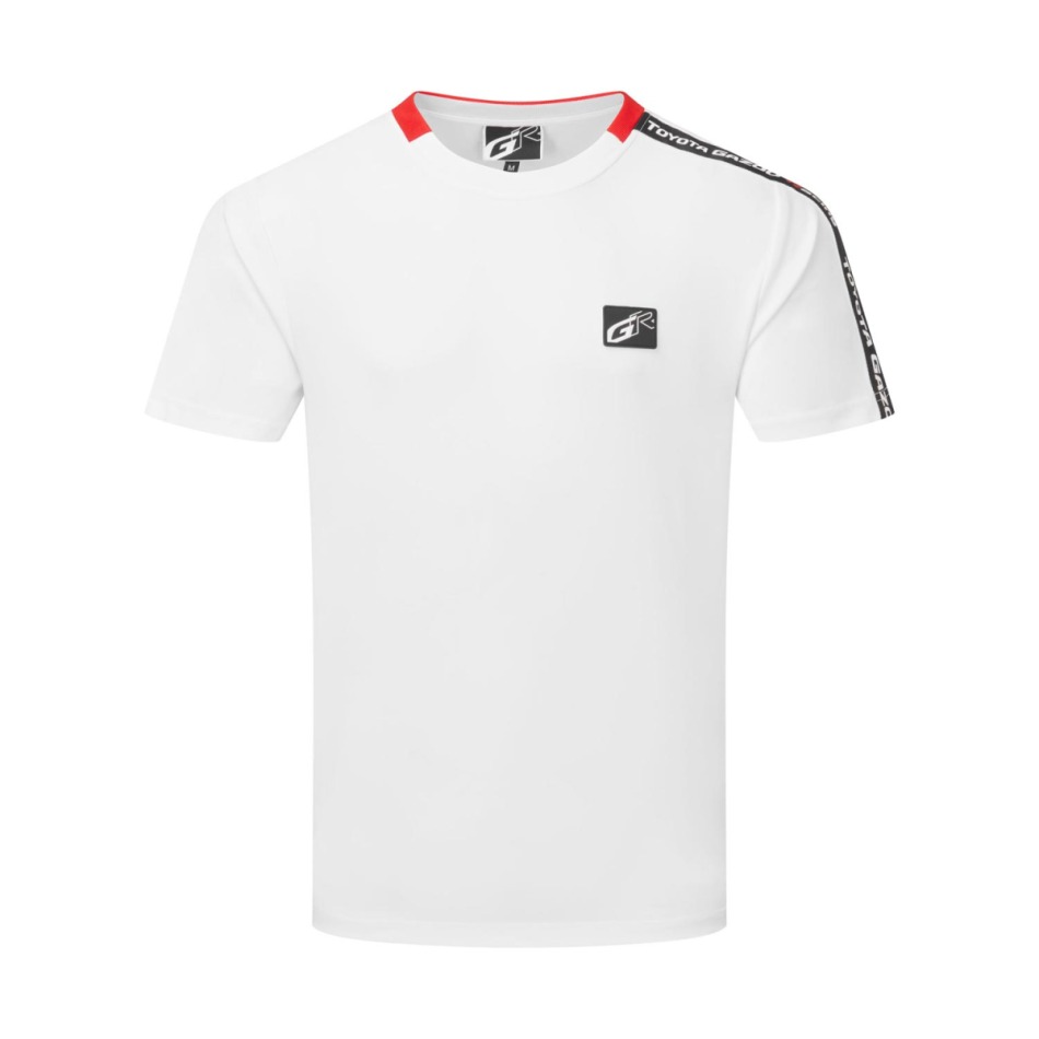 Toyota Gazoo Racing pánské tričko GR Tech white 2024 - Toyota Gazoo Racing trička, polo trička, košile