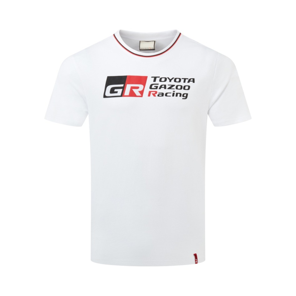 Toyota Gazoo Racing pánské tričko Large Logo white 2026 - Toyota Gazoo Racing trička, polo trička, košile