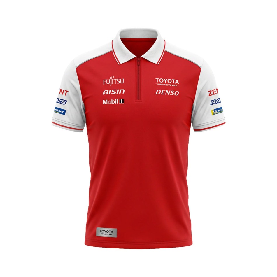 Toyota Gazoo Racing pánské polo tričko redwhite WEC 2026