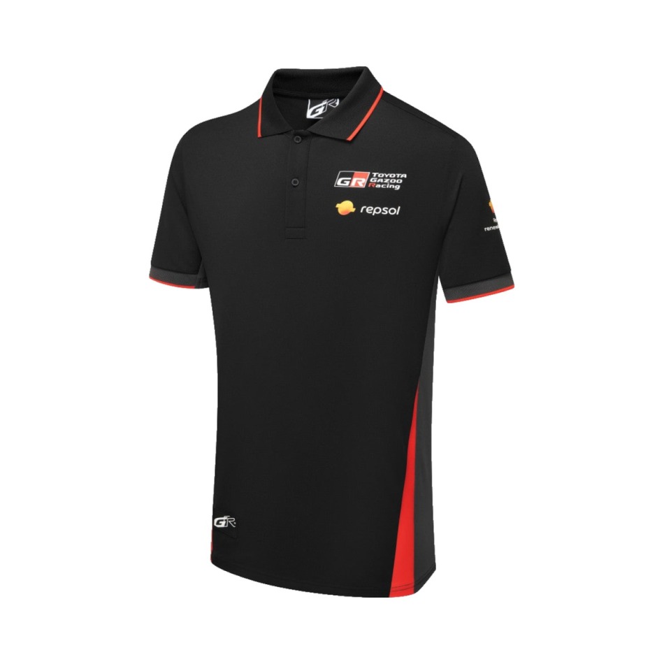 Toyota Gazoo Racing pánské polo tričko black W2RC 2026 - Toyota Gazoo Racing trička, polo trička, košile