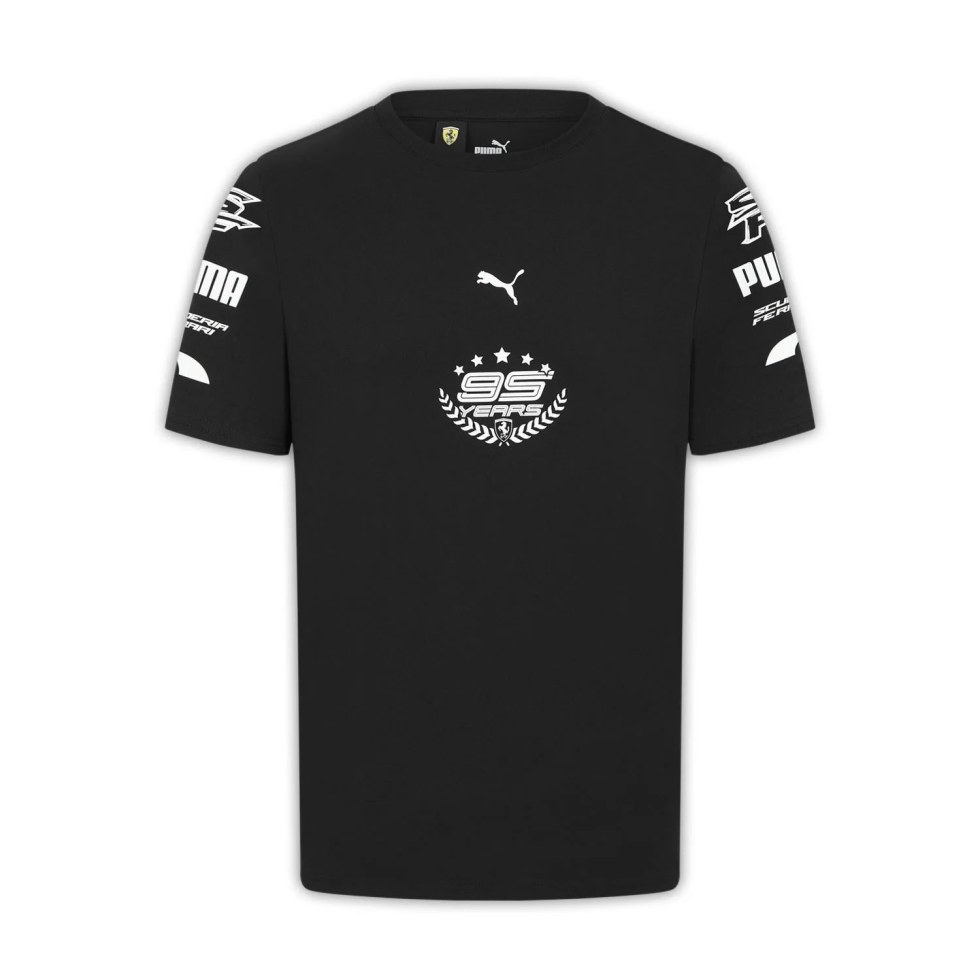 Scuderia Ferrari 95 let pánské tričko černé - Výprodej