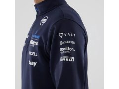 Williams Racing F1 2026 mikina se 1/4 zipem modrá 3