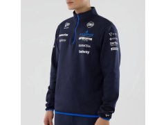 Williams Racing F1 2026 mikina se 1/4 zipem modrá 4