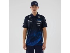 Williams Racing F1 2026 pánské týmové polo tričko - modré 3
