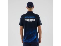 Williams Racing F1 2026 pánské týmové polo tričko - modré 4
