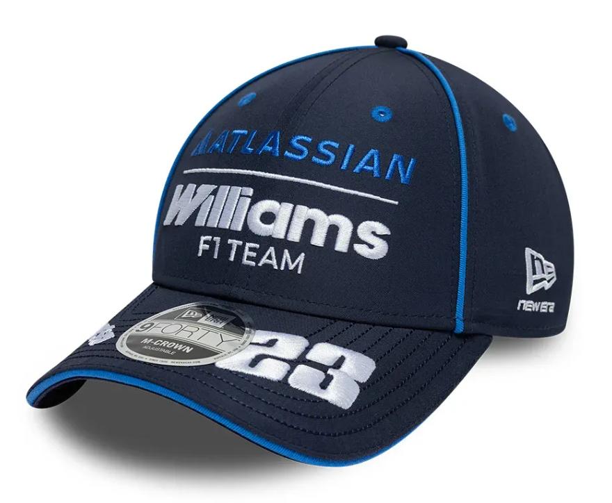 Williams Racing F1 2026 Alex Albon #23 modrá - Williams kšiltovky