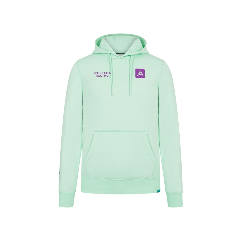 Williams Martini Racing pánská mikina s kapucí Hoody Alexander Albon green F1 Team 2024