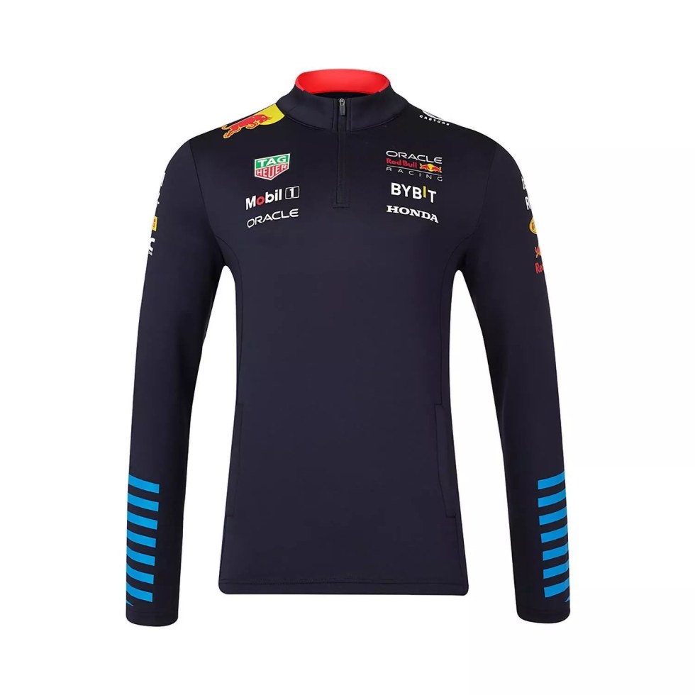 Red Bull Racing Red Bull týmová mikina 1/4 Zip - Ženy mikiny